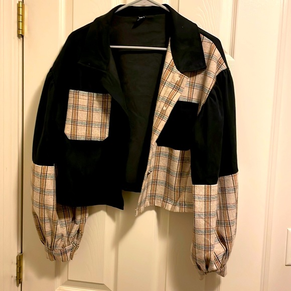 Coats | Shein Crop Shacket | Poshmark